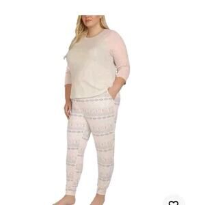 Eddie Bauer Women’s 2-Piece Sleep Set – Tan, Size S